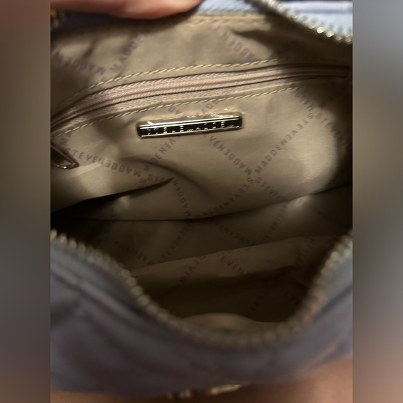 Light Blue Quilted Steve Madden Bag - Picture 6 of 6